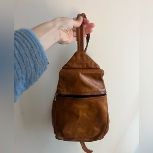 Leather crossbody bag